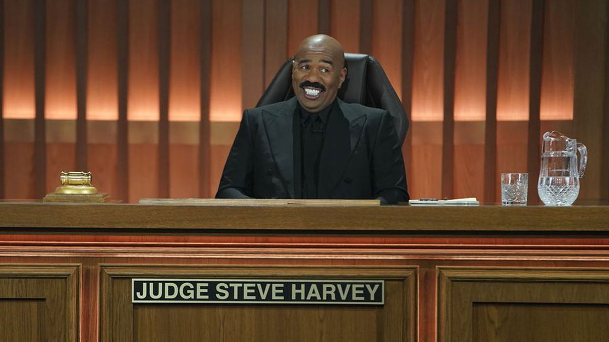 Steve Harvey in first look at ABC&#039;s Judge Steve Harvey