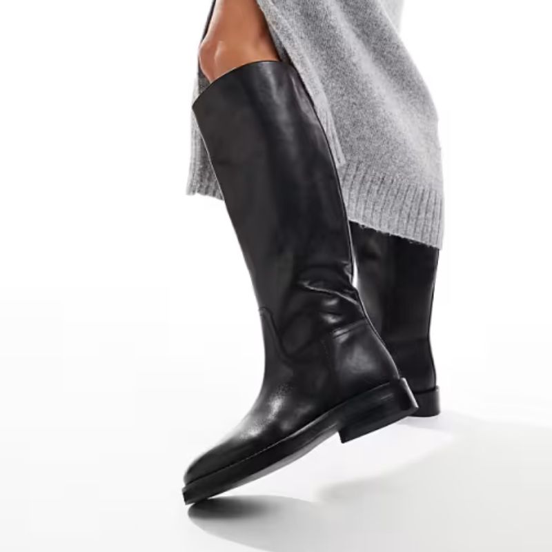 black knee high boots