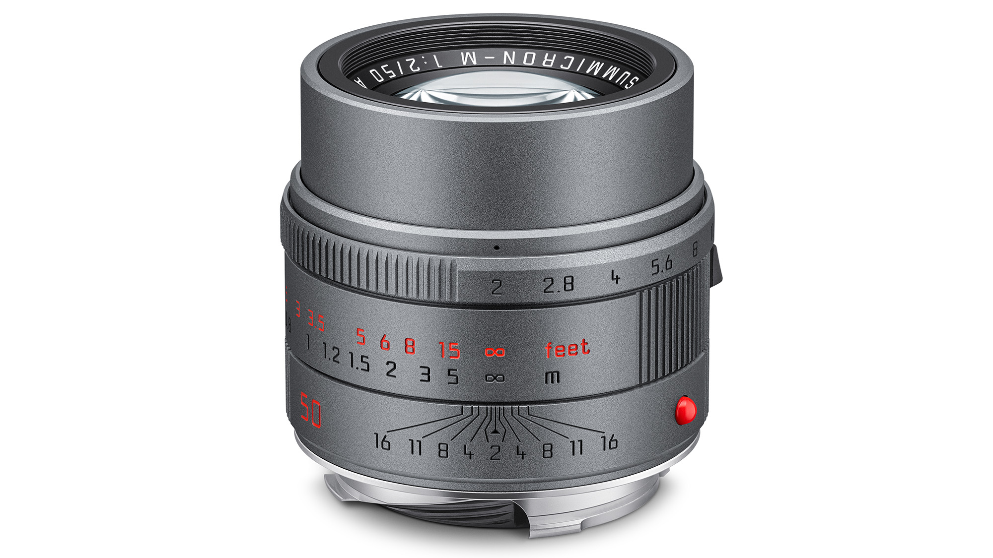 Leica APO-Summicron-M 50mm f/2 ASPH Metallic Grey Finish product image