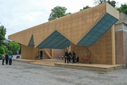 US Pavilion Venice Architecture Biennale 2025, a venice pavilion exterior