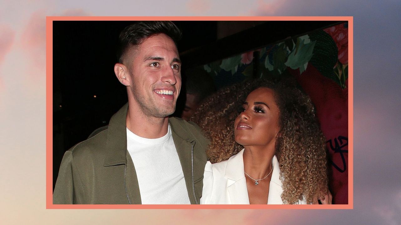 Greg O&#039;Shea and Amber Gill seen on a night out at The Ivy Soho Brasserie on August 06, 2019 in London, England. 