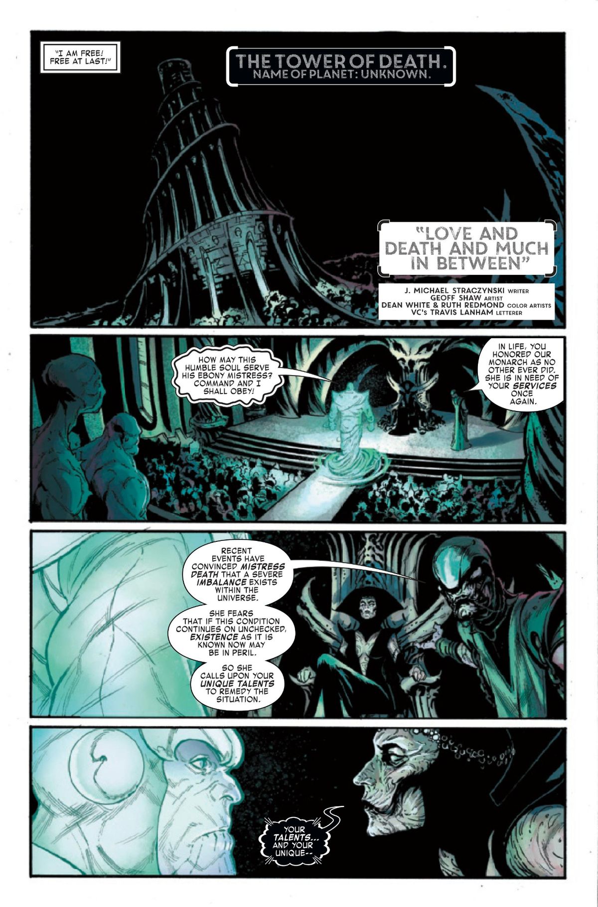 Thanos: Death Notes #1 art