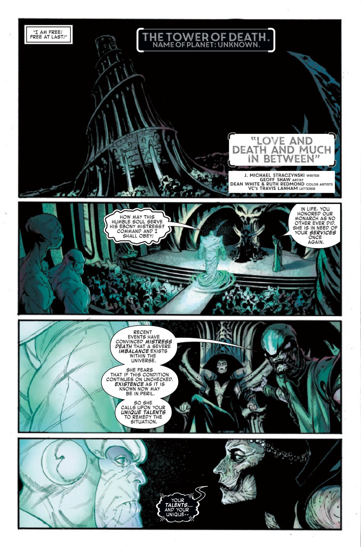 Thanos: Death Notes #1 art