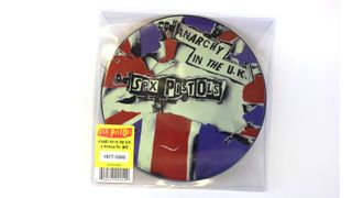 A limited edition picture disc of Sex Pistols' anarchy in the UK
