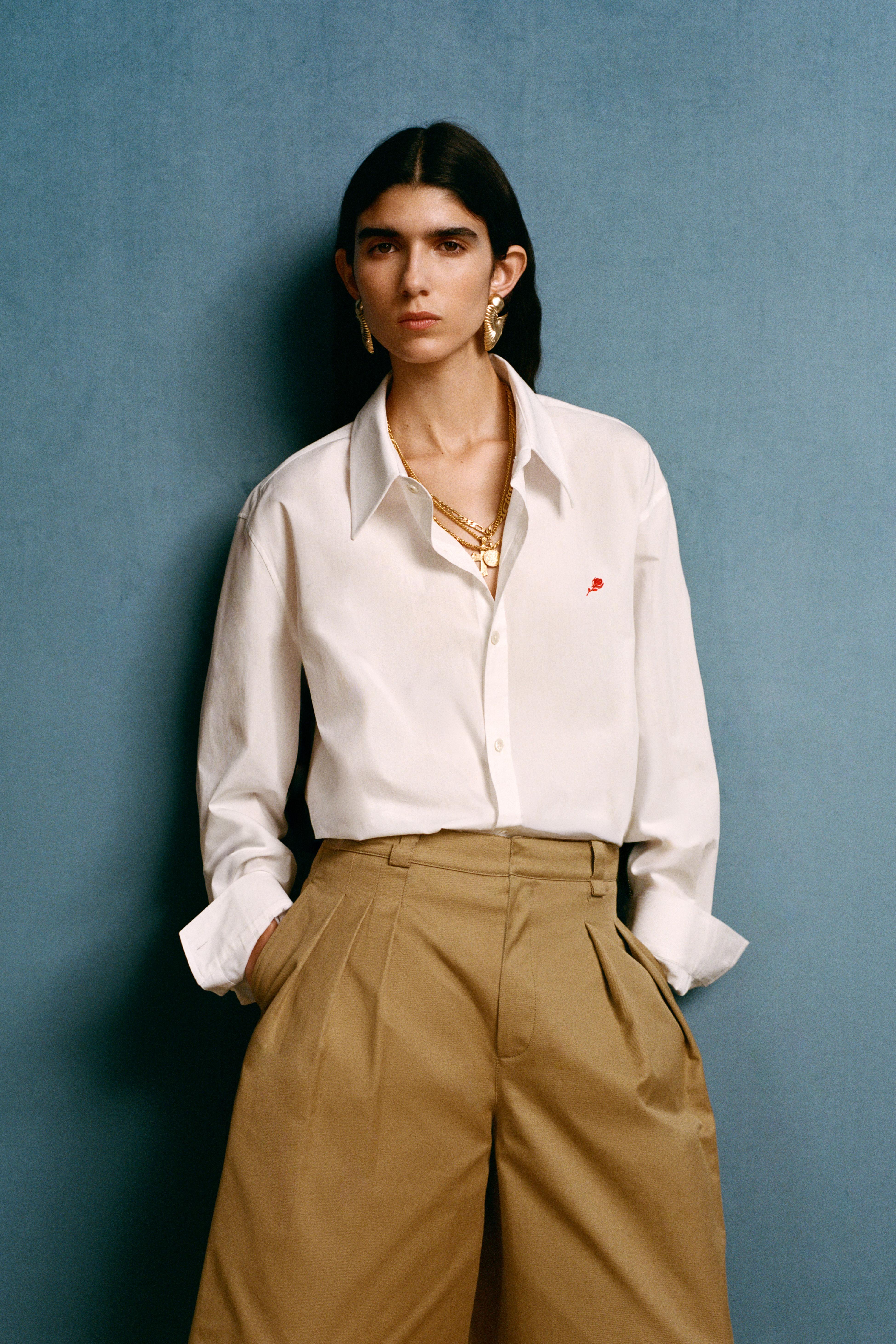 Embroidered Poplin Shirt Willy Chavarria X Zara