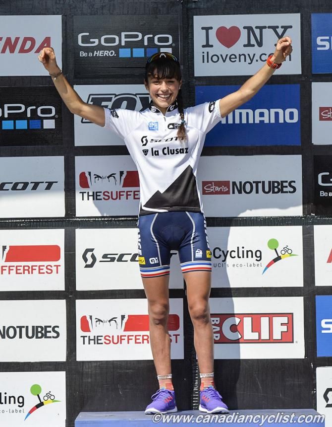 Margot Moschetti (Scott - La Clusaz) is the U23 women's World Cup cross country leader