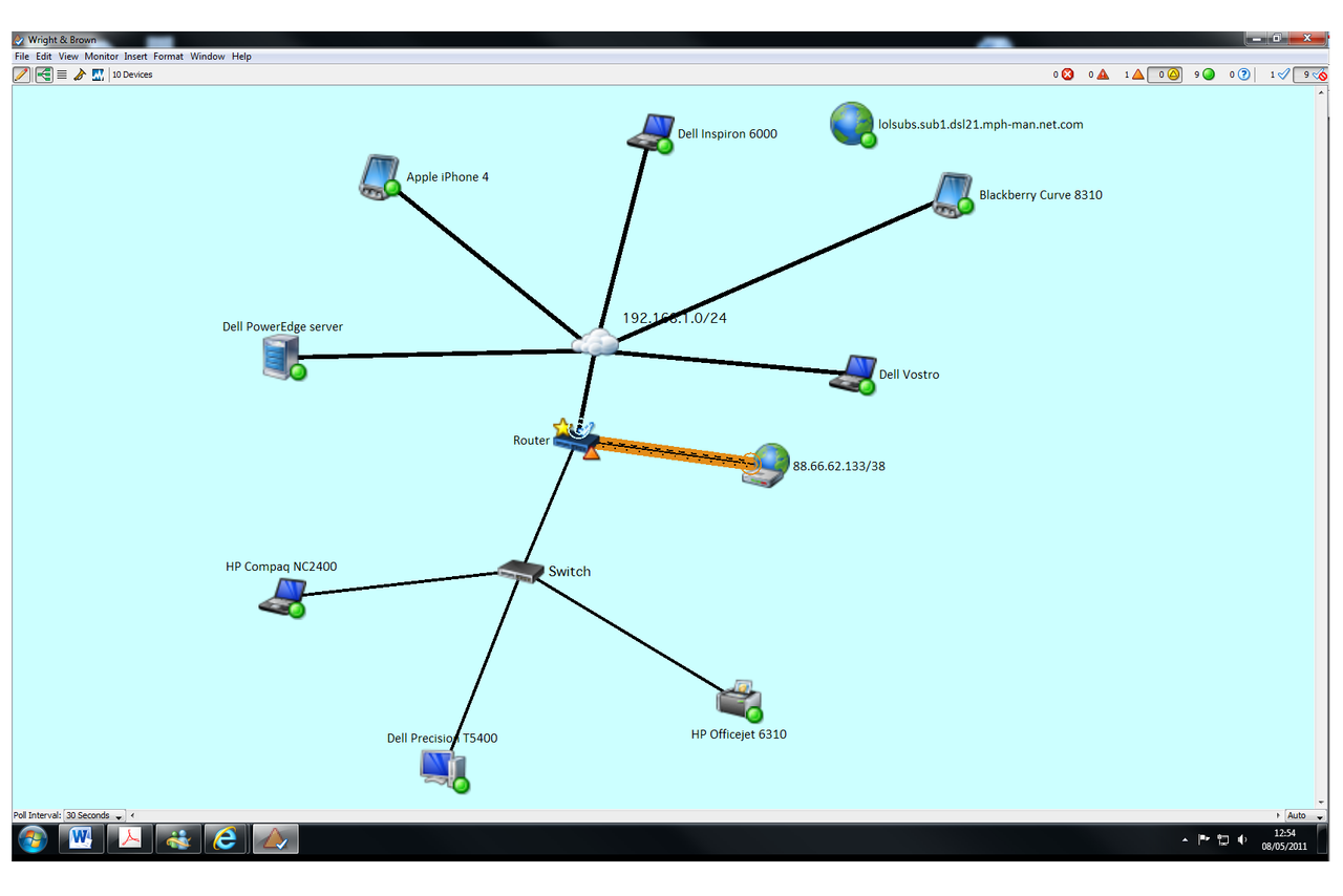If you&rsquo;re not happy with the way your network map looks, you can easily customise it with a variety of icon sets.