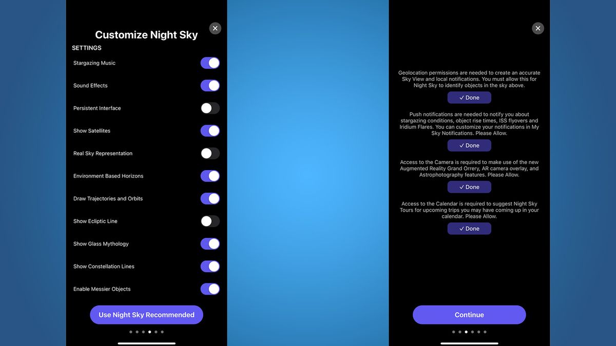 Night Sky stargazing app review | Space