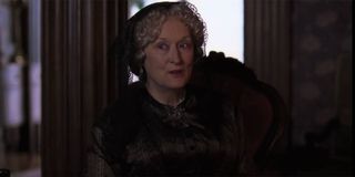 Aunt March as played by Meryl Streep in Little Women 2019