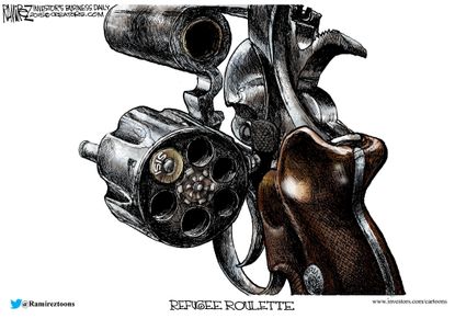 Editorial cartoon U.S. Refugee Crisis ISIS