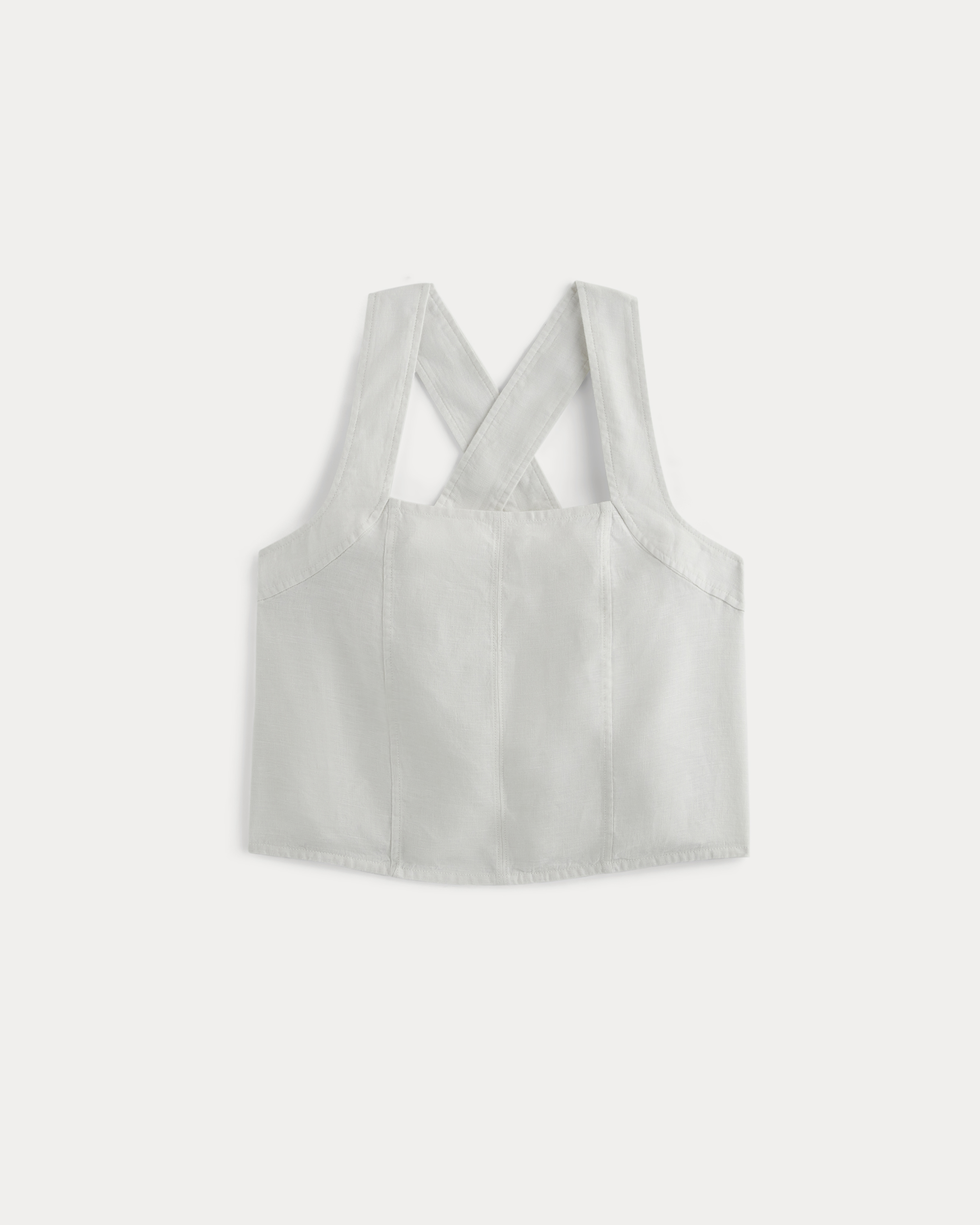 everlane, The Crossback Tank in Linen