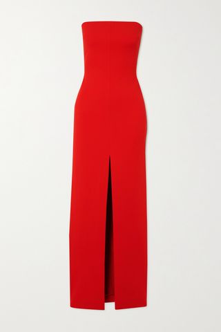 Bysha Strapless Stretch-Crepe Maxi Dress