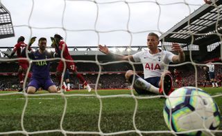 Toby Alderweireld reacts after his decisive own goal