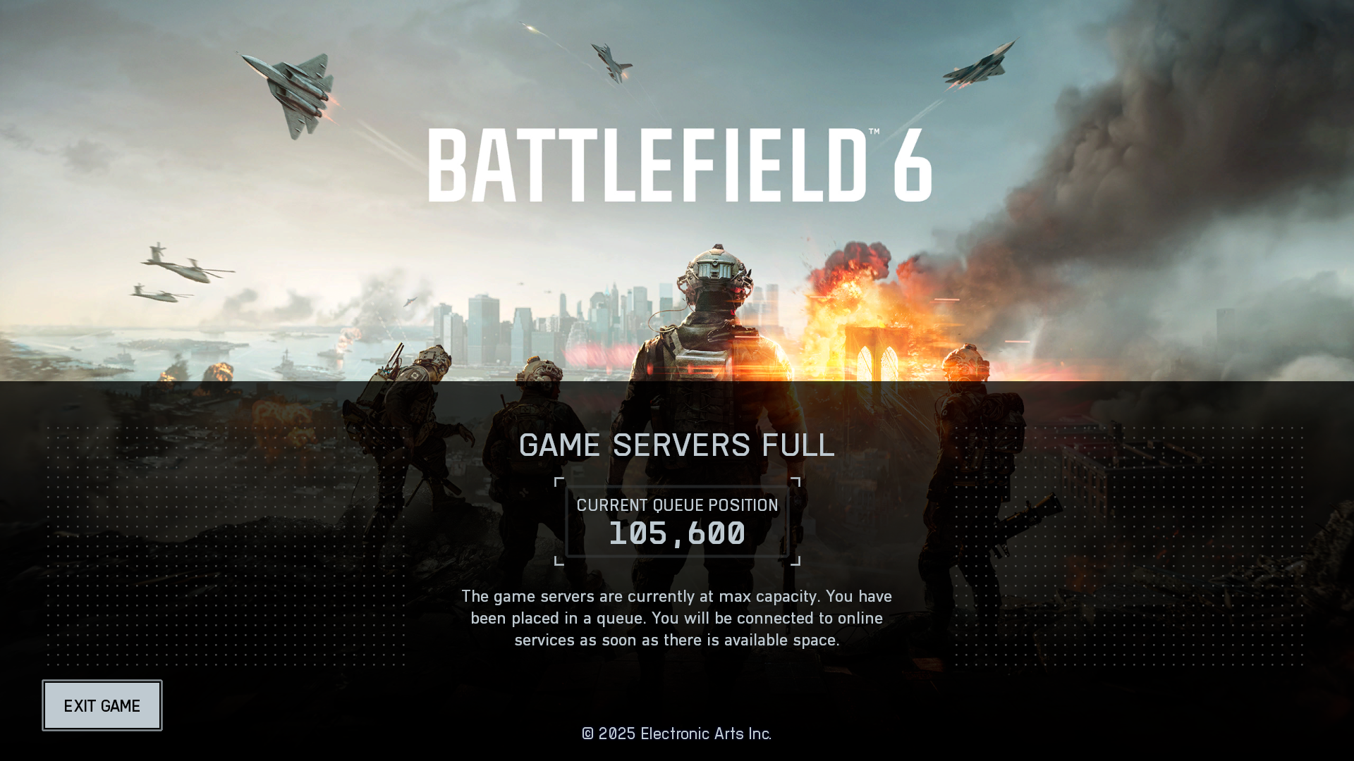bf6 login queue