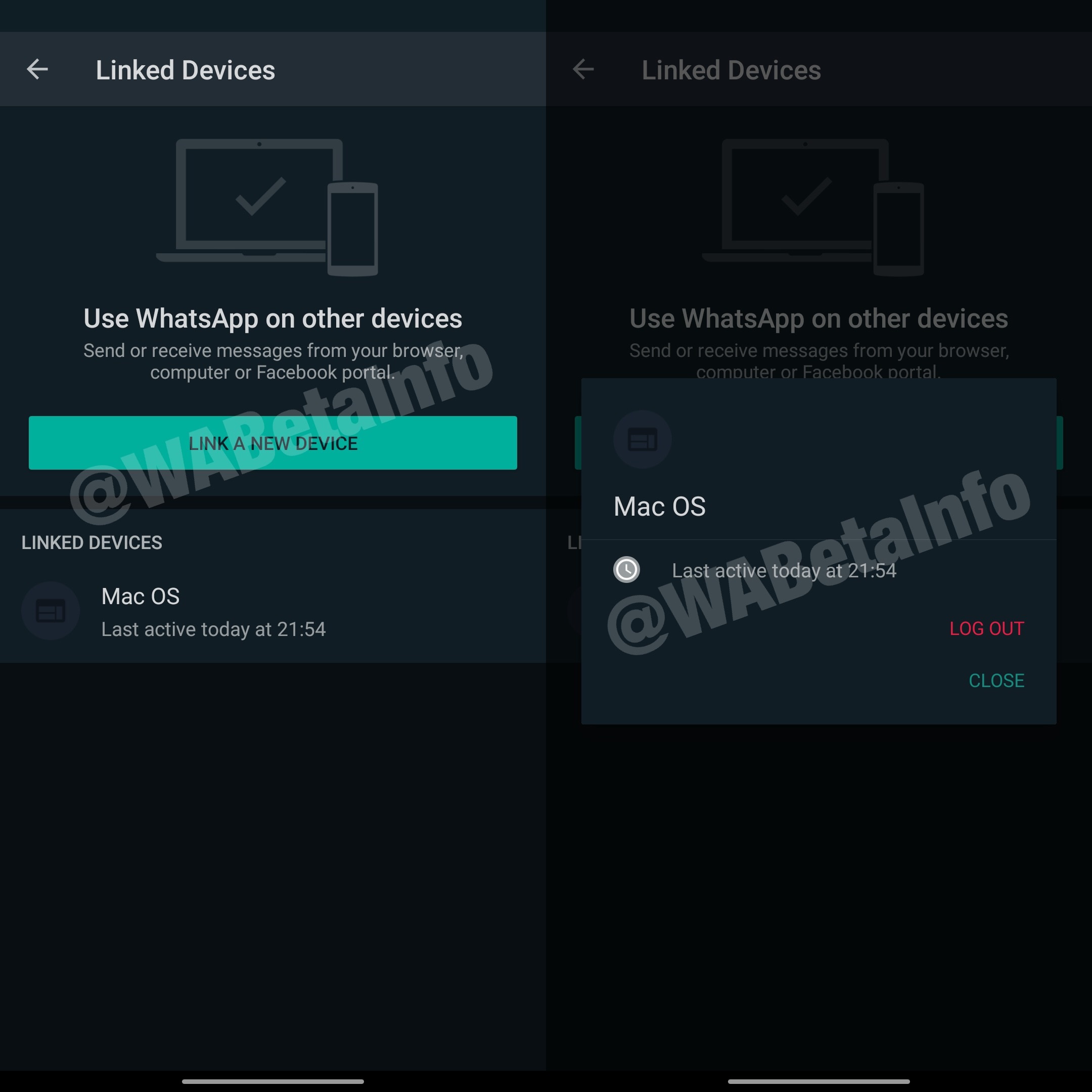 whatsapp linked devices beta