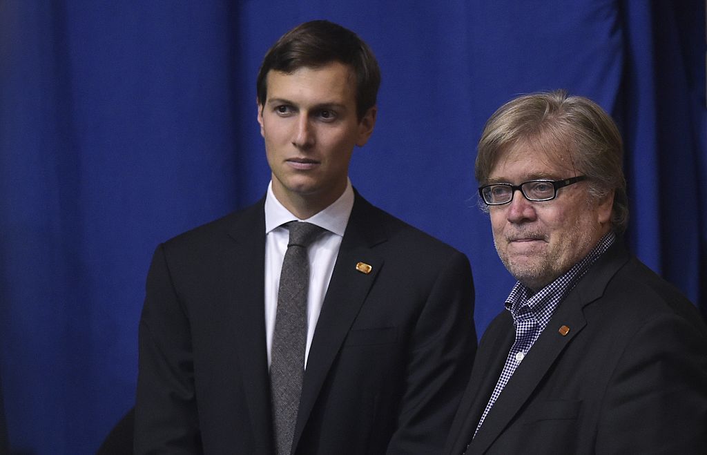 Stephen Bannon and Jared Kushner. 