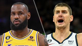 (L, R) LeBron James and Nikola Jokic will clash in the Lakers vs Nuggets live stream