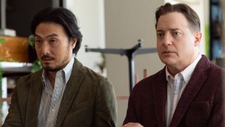 Takehiro Hira and Brendan Fraser in Rental Family 