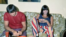 sonny and cher in their living room