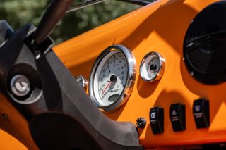 The Electric MOKE's dashboard