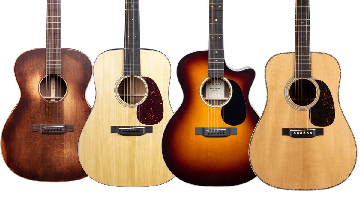 Martin acoustic guitars