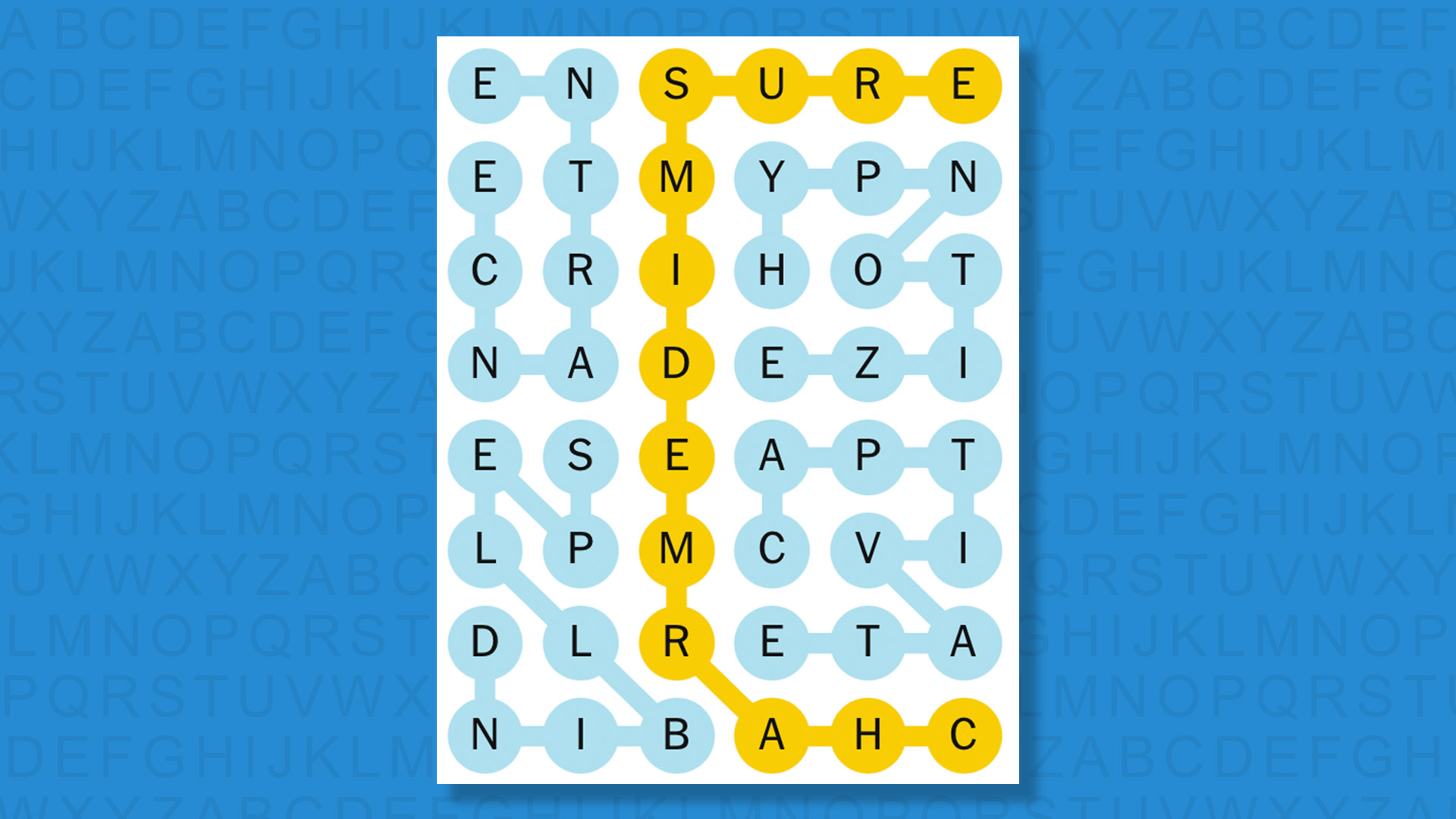 NYT Strands answers for game 616 on a blue background