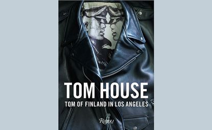 Front cover of Tom House with a close up image of a leather jacket, the top opening to reveal another garment with two soldiers face to face.