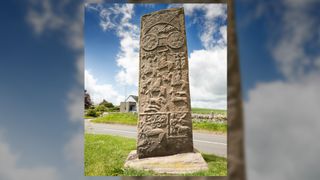 Pictish Cross Slab. theasis via Getty Images.