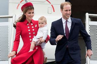 Duke and Duchess of Cambridge and Prince George royal tour