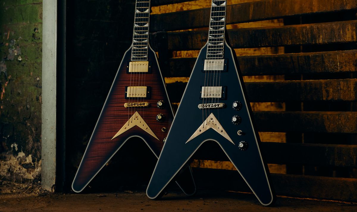 Dave Mustaine&#039;s two new signature Gibson Flying V EXP models