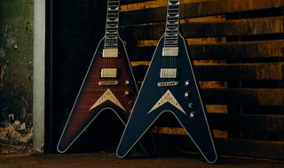 Dave Mustaine's two new signature Gibson Flying V EXP models