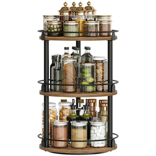 3-Tier Lazy Susan Organize