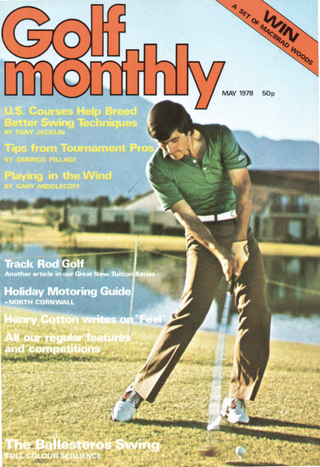 An old Golf Monthly front cover featuring Seve Ballesteros