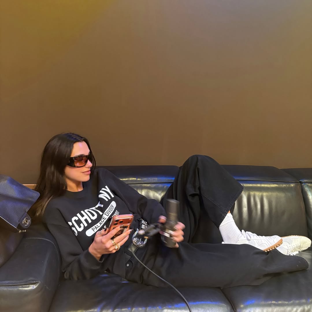 Dua Lipa posts Instagram snaps wearing rare Nike sneakers and with a Hailey Bieber-approved Chanel Flap Bag