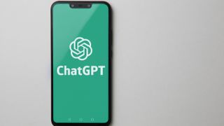 ChatGPT logo on a. phone