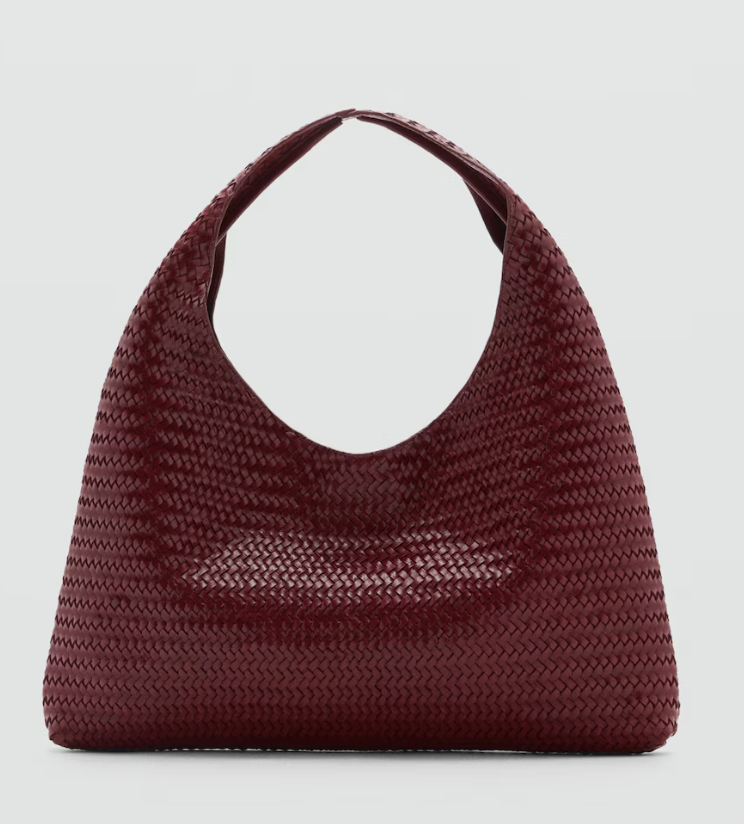 MANGO, Medium Braided Leather Shoulder Bag - Women | Mango Usa