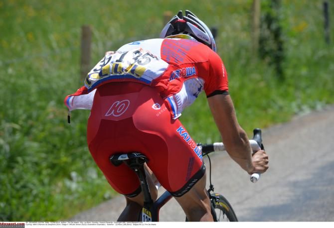 Simon Spilak (Katusha) on the way to victory