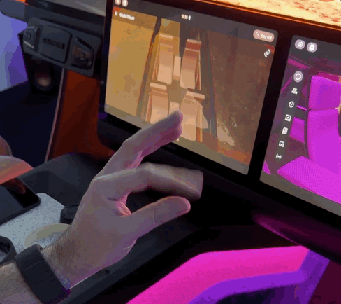 Meta Neural Band being used in Garmin Unified Cabin Car Concept at CES 2026