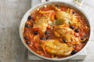 Italian-style chicken with olives