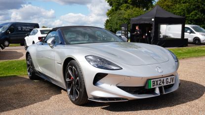 The MG Cyberster at Autotrader&#039;s EV Live event