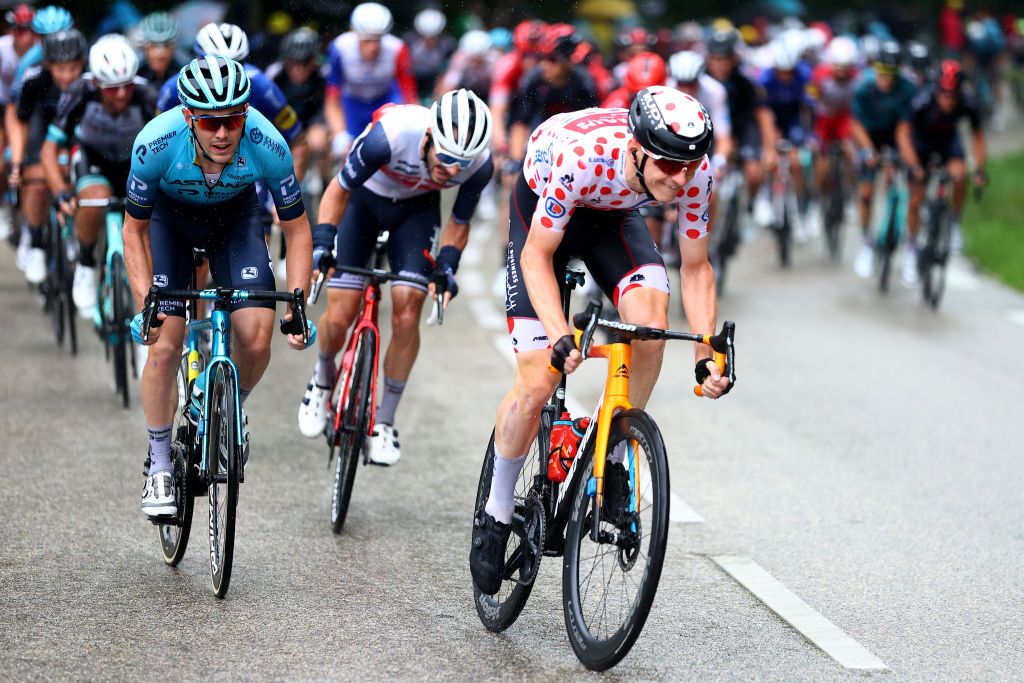 LE GRAND BORNAND FRANCE JULY 03 Alex Aranburu of Spain and Team Astana Premier Tech during the 108th Tour de France 2021 Stage 8 a 1508km stage from Oyonnax to Le GrandBornand LeTour TDF2021 on July 03 2021 in Le Grand Bornand France Photo by Michael SteeleGetty Images