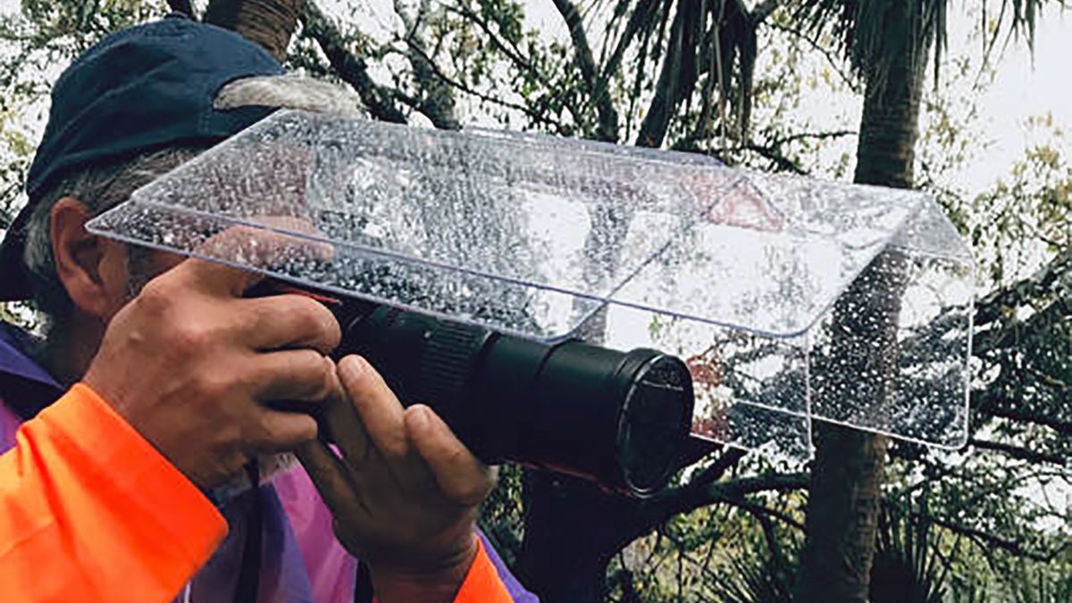 Camera Canopy literally shields your kit from the rain Digital Camera