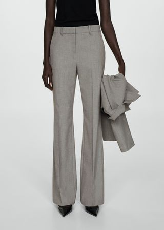 High-Waist Flared Pants