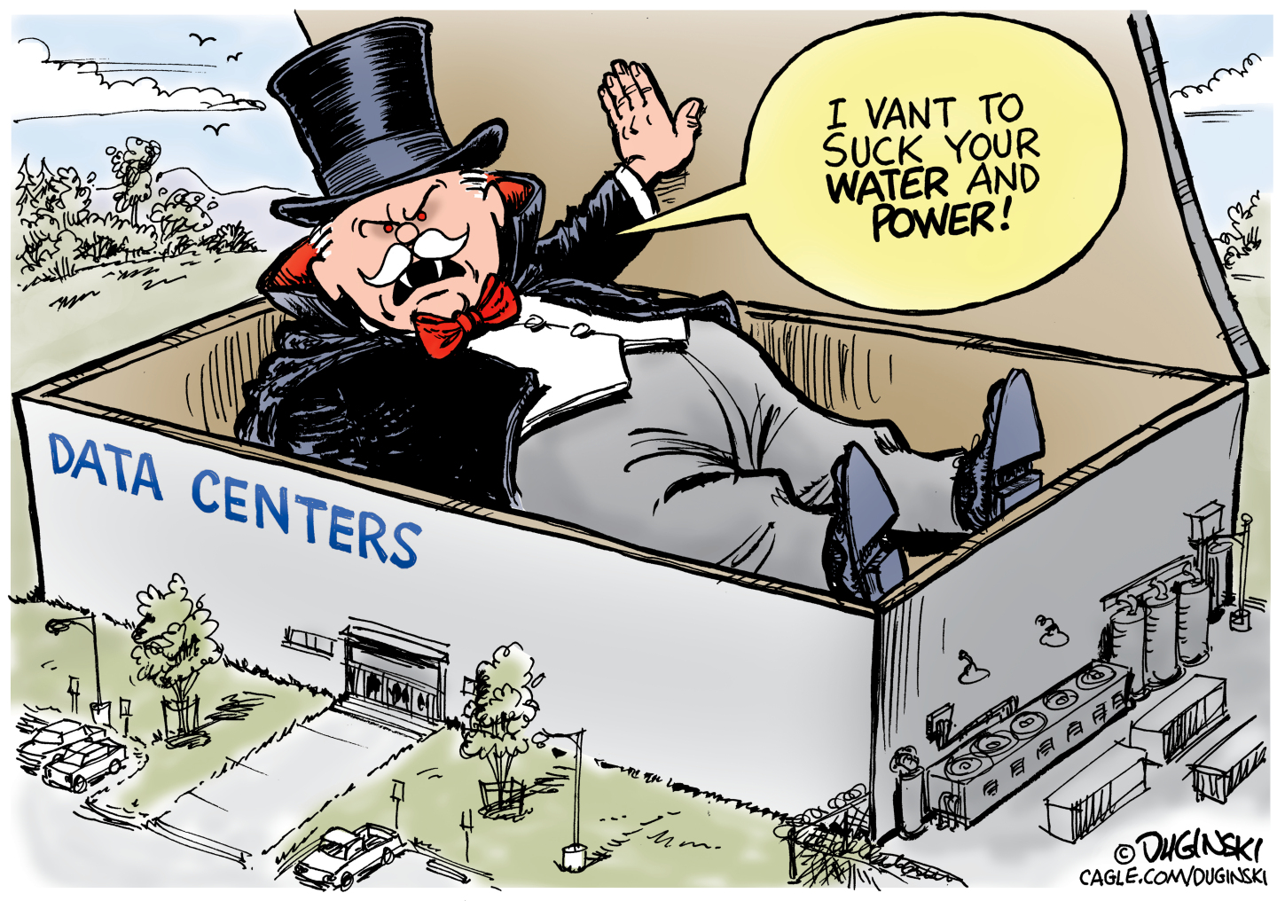 Political cartoon