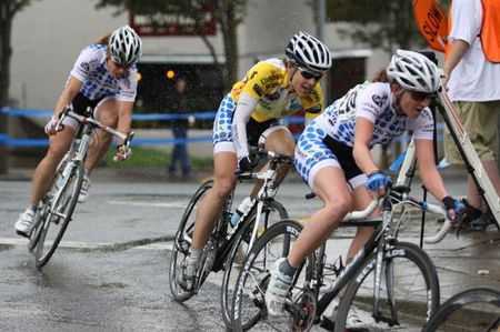 Women's overall winner Molly Van Houweling abdandoned the crit, but it didn't affect the overall.