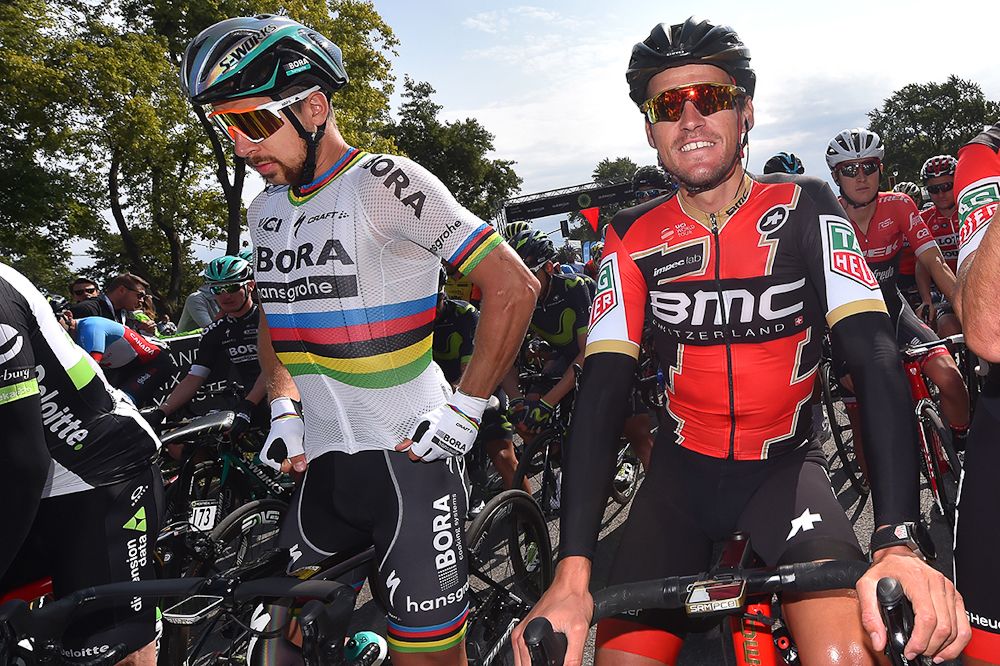 Peter Sagan and Greg Van Avermaet line up in Montreal