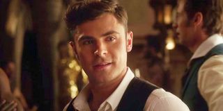 Phillip Carlyle (Zac Efron) smiles in a scene from The Greatest Showman