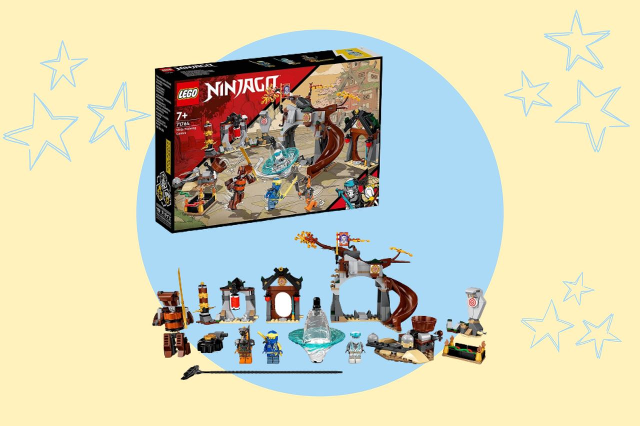 A collage of the LEGO Ninjago Cyber Monday deal