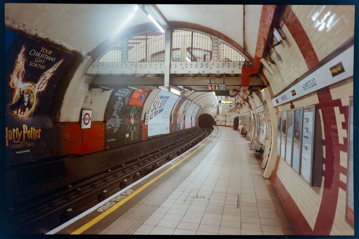 London underground station platform