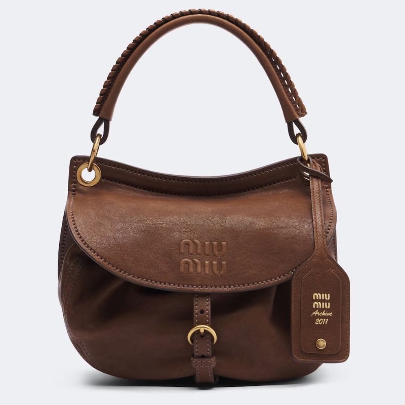 Miu Miu Rendez-vous leather shoulder bag